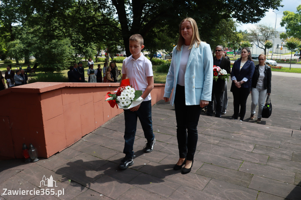 Fotorelacja Zawiercie: Dzień Pamięci Ofiar Niemieckich Nazistowskich Obozów Koncentracyjnych