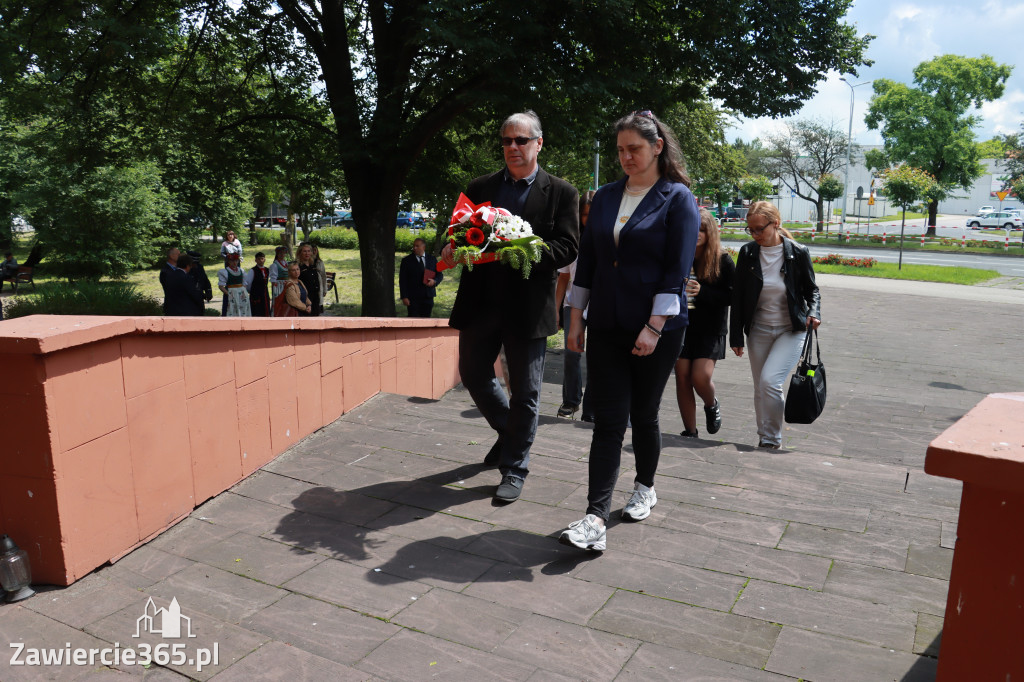 Fotorelacja Zawiercie: Dzień Pamięci Ofiar Niemieckich Nazistowskich Obozów Koncentracyjnych