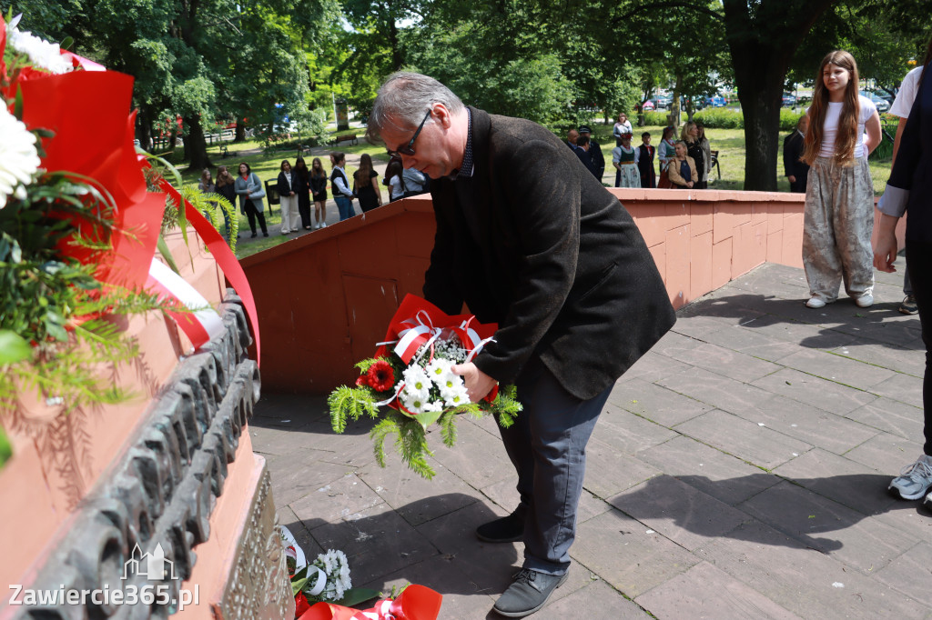 Fotorelacja Zawiercie: Dzień Pamięci Ofiar Niemieckich Nazistowskich Obozów Koncentracyjnych