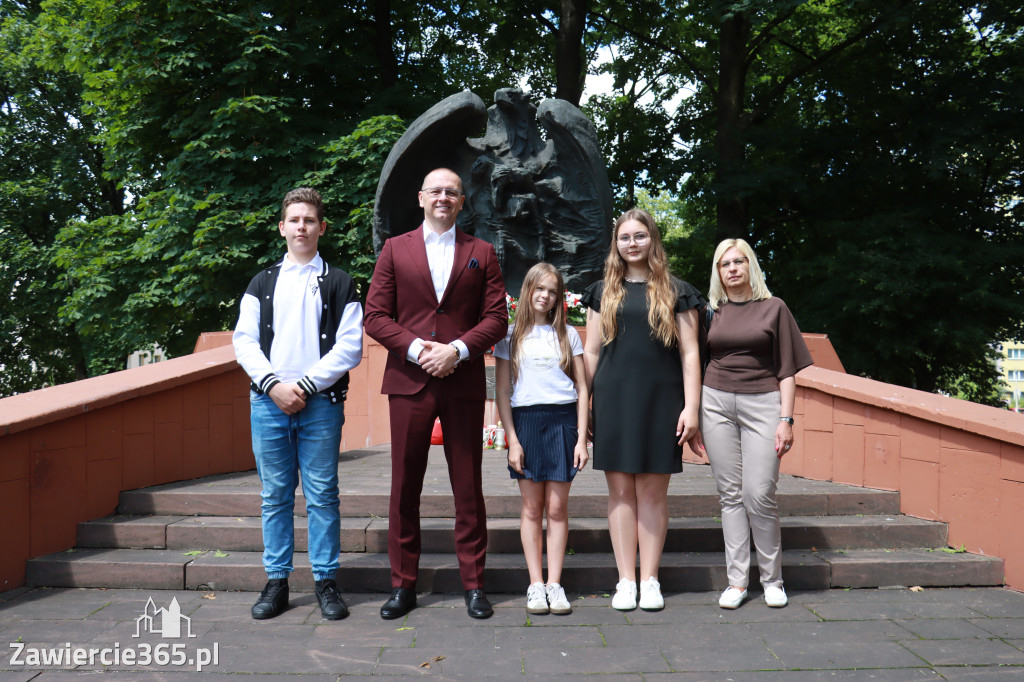 Fotorelacja Zawiercie: Dzień Pamięci Ofiar Niemieckich Nazistowskich Obozów Koncentracyjnych