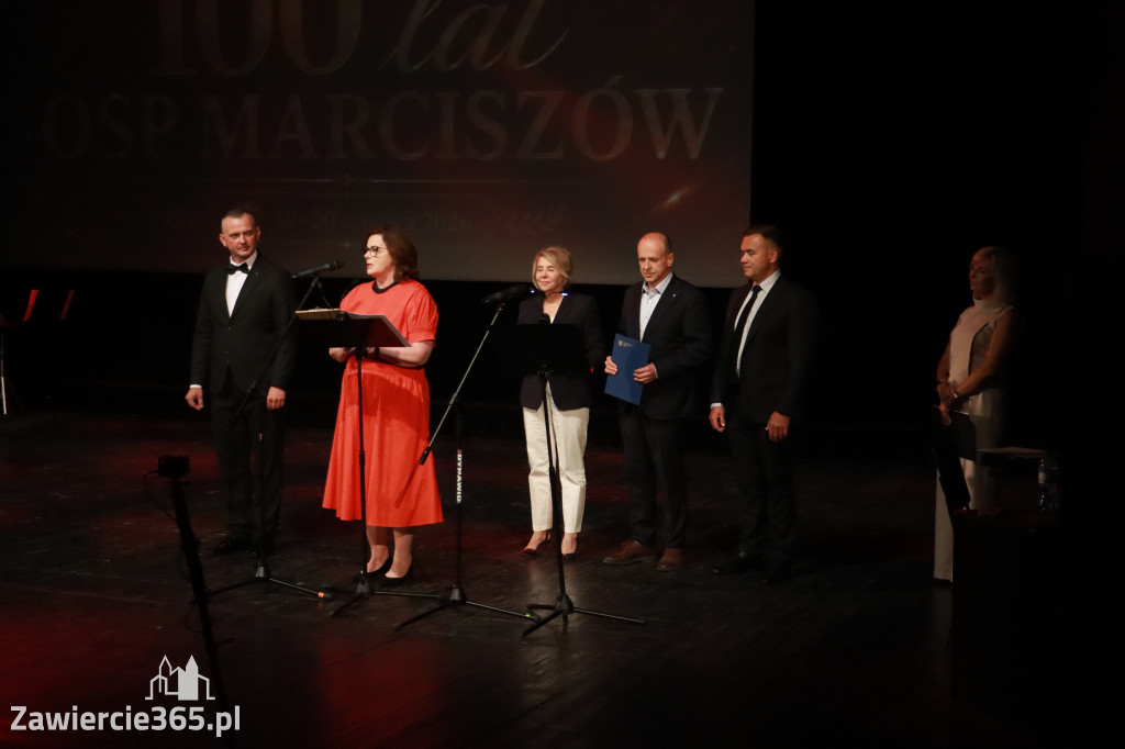 Fotorelacja: Gala z okazji jubileuszu 100-lecia OSP Marciszów w MOK Zawierciu