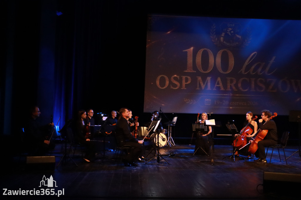 Fotorelacja: Gala z okazji jubileuszu 100-lecia OSP Marciszów w MOK Zawierciu