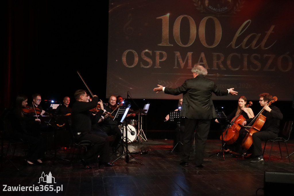 Fotorelacja: Gala z okazji jubileuszu 100-lecia OSP Marciszów w MOK Zawierciu