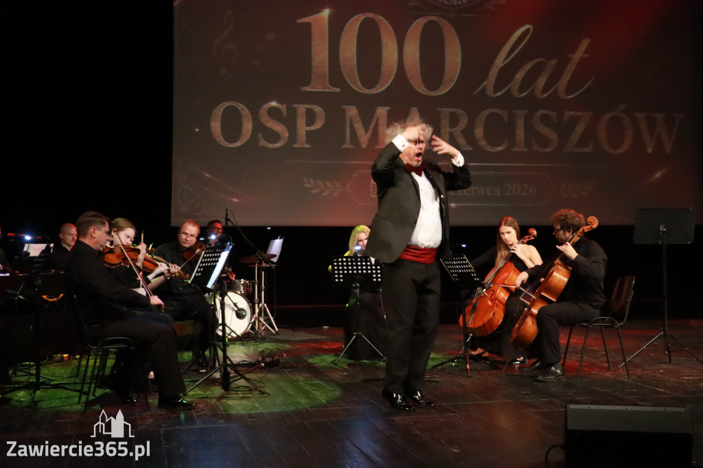 Fotorelacja: Gala z okazji jubileuszu 100-lecia OSP Marciszów w MOK Zawierciu