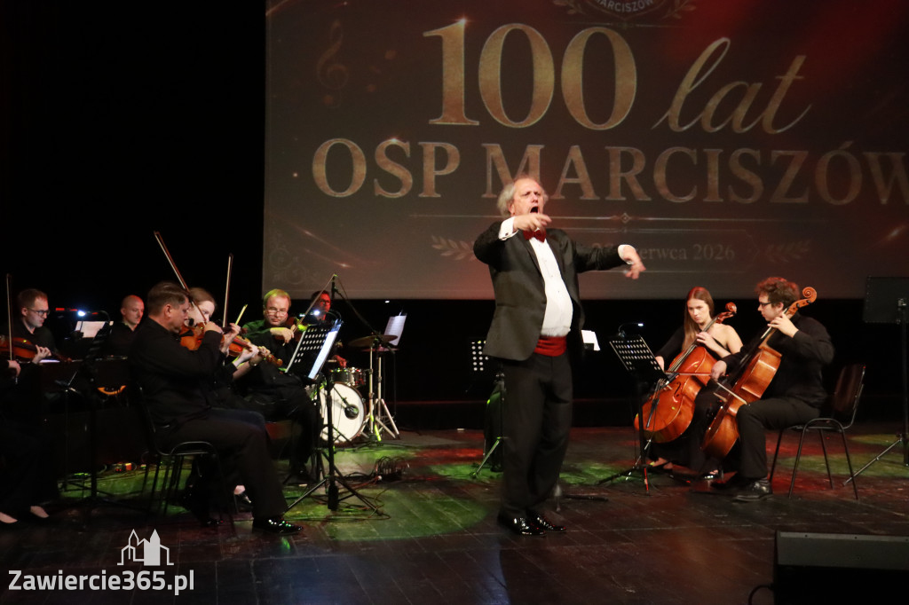 Fotorelacja: Gala z okazji jubileuszu 100-lecia OSP Marciszów w MOK Zawierciu