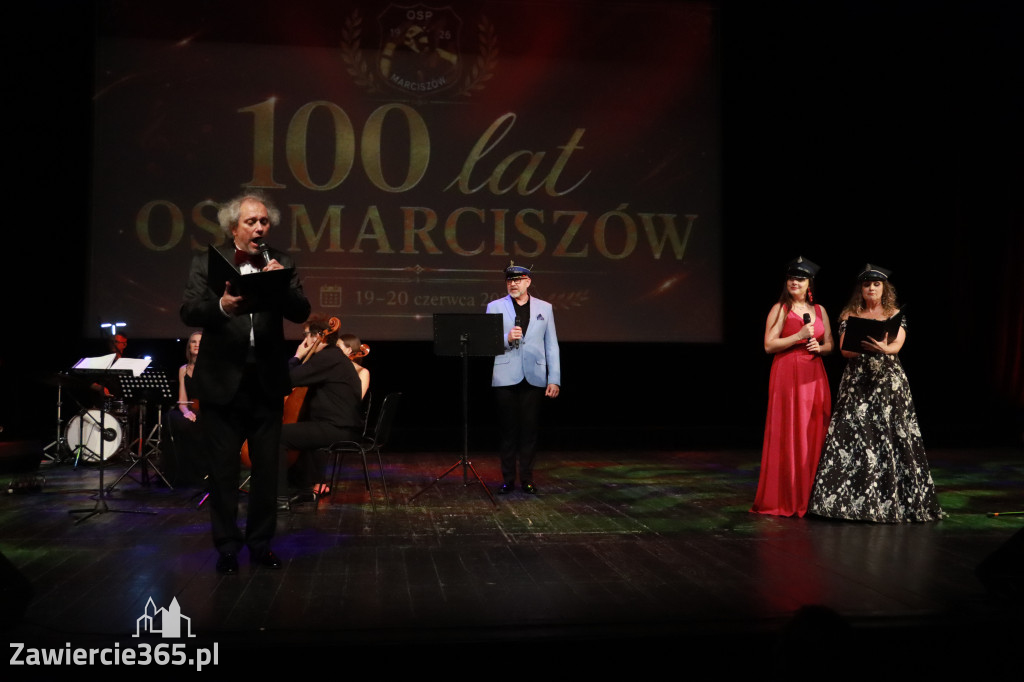 Fotorelacja: Gala z okazji jubileuszu 100-lecia OSP Marciszów w MOK Zawierciu