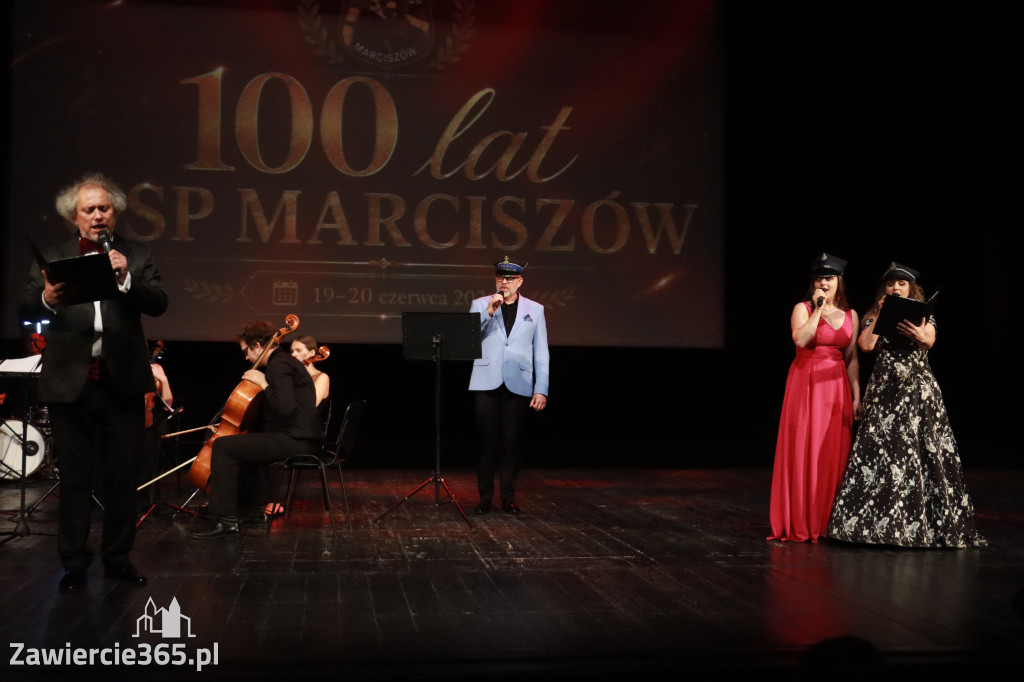 Fotorelacja: Gala z okazji jubileuszu 100-lecia OSP Marciszów w MOK Zawierciu