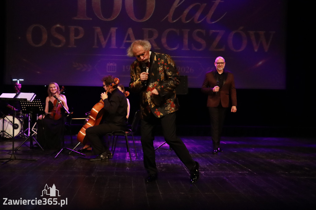 Fotorelacja: Gala z okazji jubileuszu 100-lecia OSP Marciszów w MOK Zawierciu