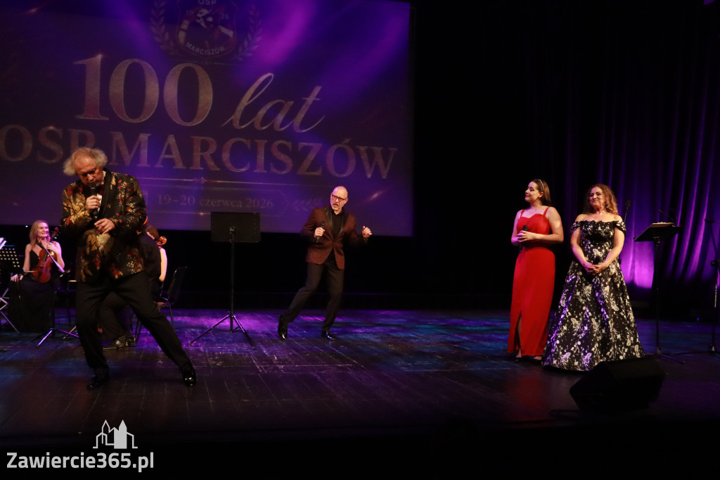 Fotorelacja: Gala z okazji jubileuszu 100-lecia OSP Marciszów w MOK Zawierciu