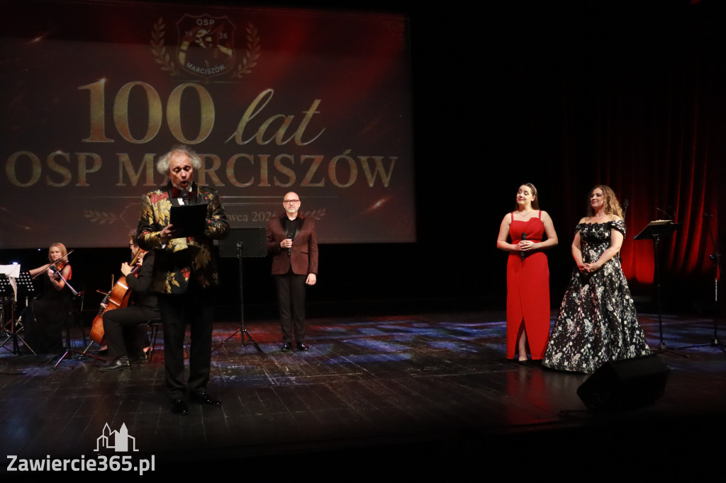 Fotorelacja: Gala z okazji jubileuszu 100-lecia OSP Marciszów w MOK Zawierciu