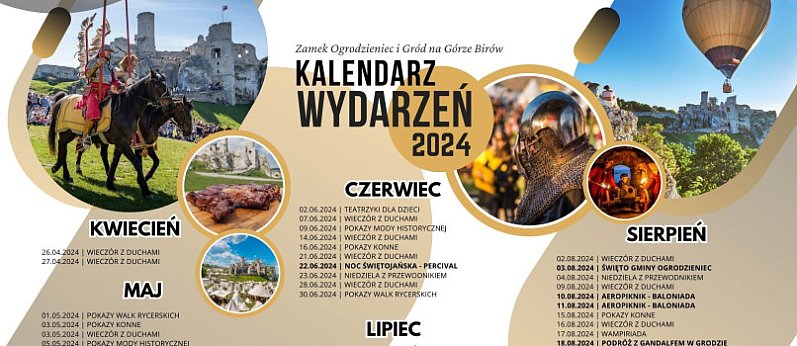 Zamek Ogrodzieniec kalendarz pełen niesamowitych wydarzeń! 