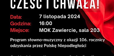 Zobacz co się wydarzy w Zawierciu na 106. rocznicę odzyskania niepodległości!-40717