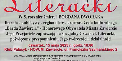 Zawiercie: Czwartek Literacki poświęcony pamięci Bogdana Dworaka-51700