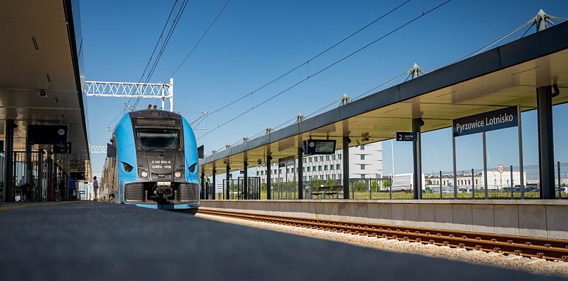 Od 2 lipca więcej pociągów Kolei Śląskich na lotnisko w Pyrzowicach - 54693