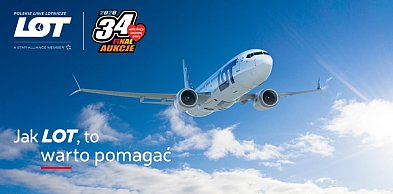 Przedmioty z historią lecą na WOŚP. LOT przekazuje unikatowe rzeczy na aukcje 34.