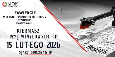 Kiermasz Płyt Winylowych i CD – gratka w MOK Zawiercie