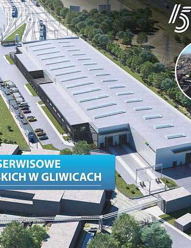 Centrum Serwisowe Kolei Śląskich powstanie w Gliwicach