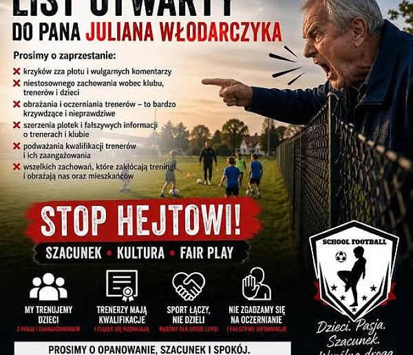 List otwarty do Pana Juliana Włodarczyka