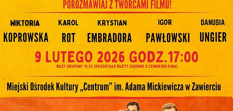 Przedpremierowe filmowe wydarzenie w MOK Zawierciu