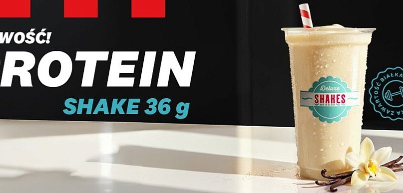 KFC odpala limitowanego shake’a o smaku waniliowym. W środku aż 36 gramów białka!