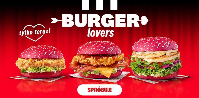Różowe burgery od KFC na Walentynki!