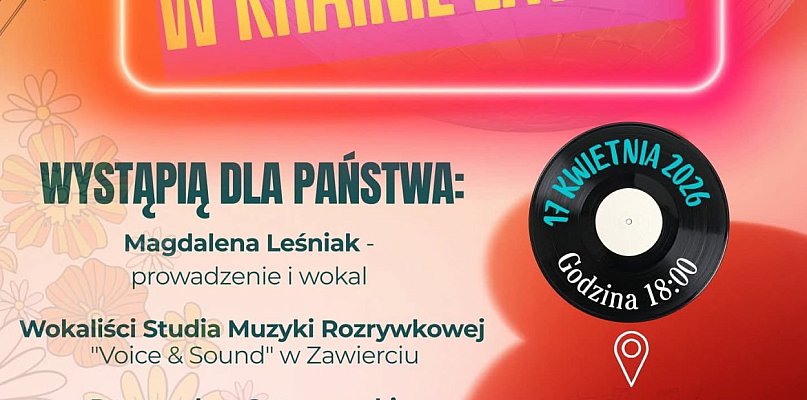 Koncert „W krainie lat 70.” w MOK Zawierciu już dziś!
