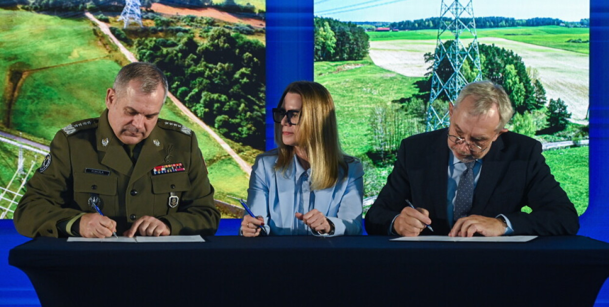 Sztab Generalny WP i Polskie Sieci Elektroenergetyczne podpisały porozumienie dot.