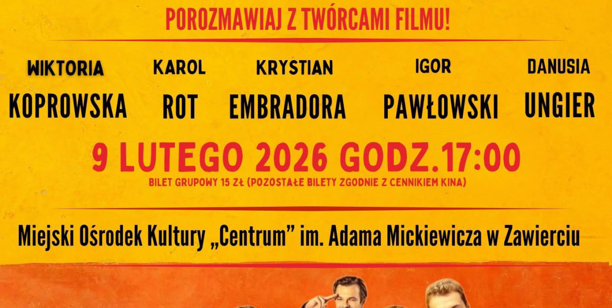 Przedpremierowe filmowe wydarzenie w MOK Zawierciu