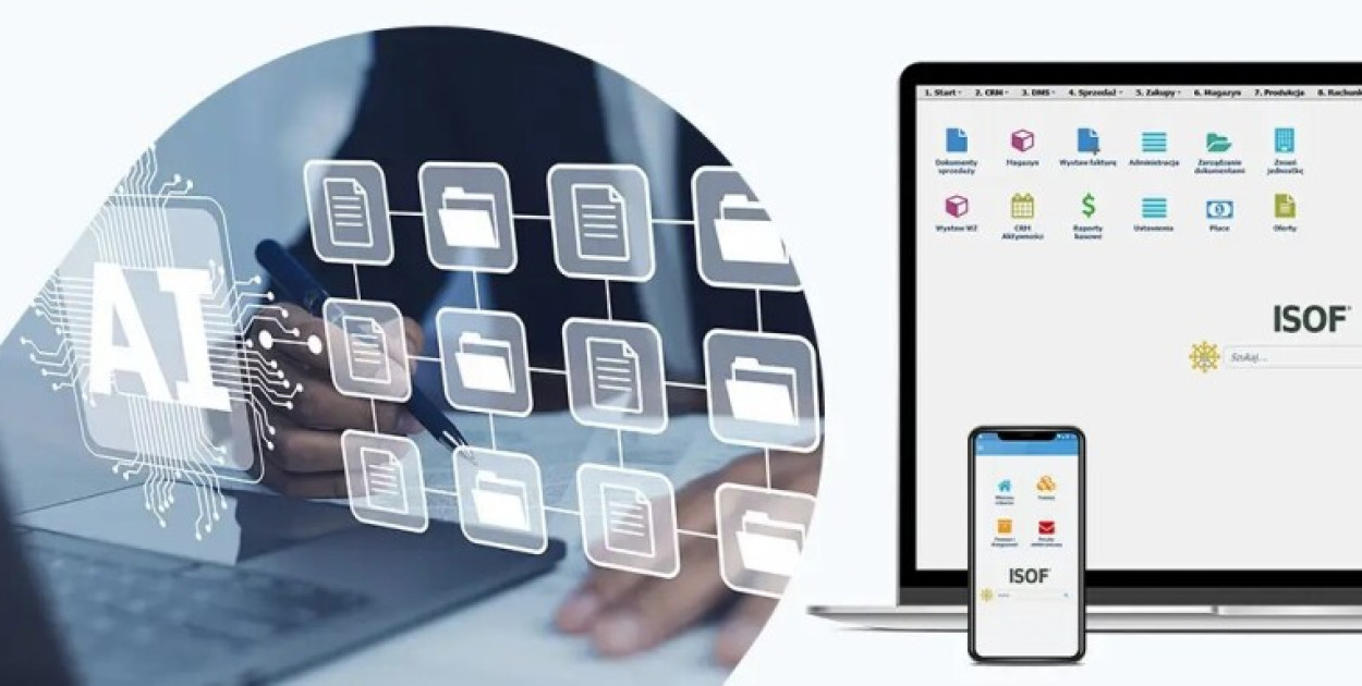 Sztuczna inteligencja (AI) w nowej wersji systemu ISOF-ERP (MediaRoom)