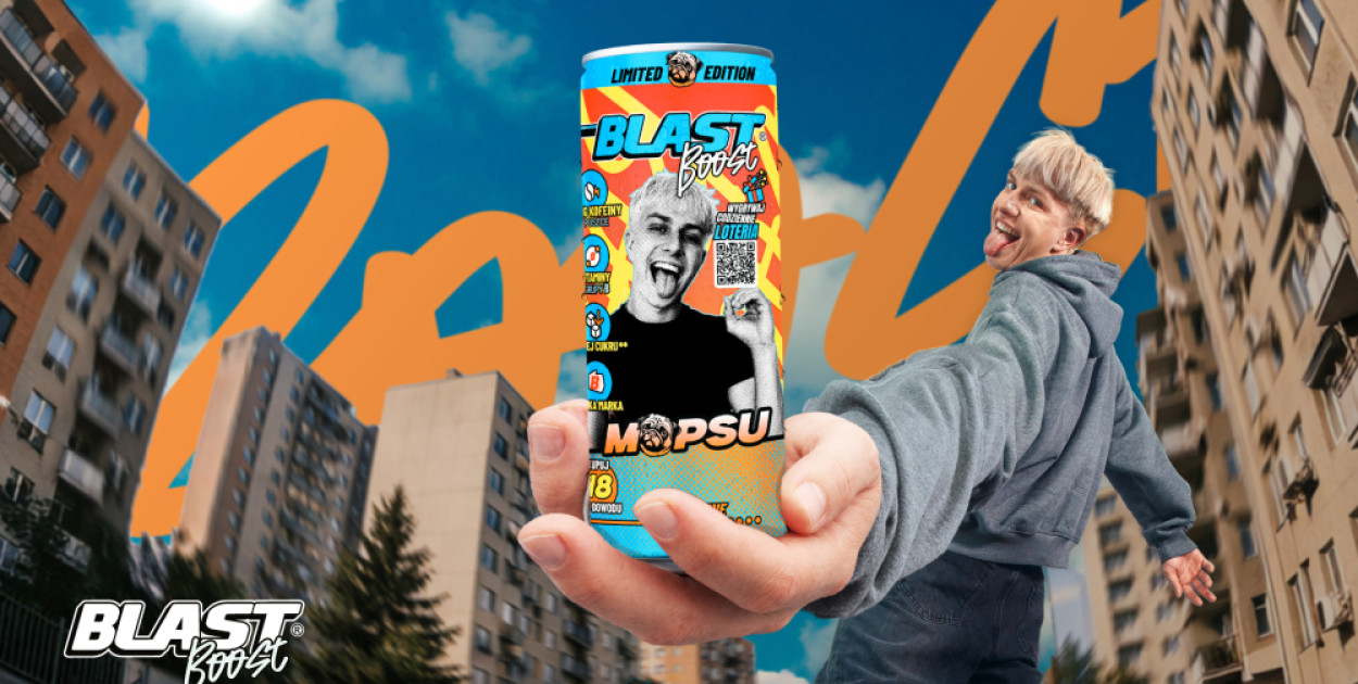 Z TikToka i YouTube na półki sklepowe. Znani influencerzy i BLAST Energy Drink łąc